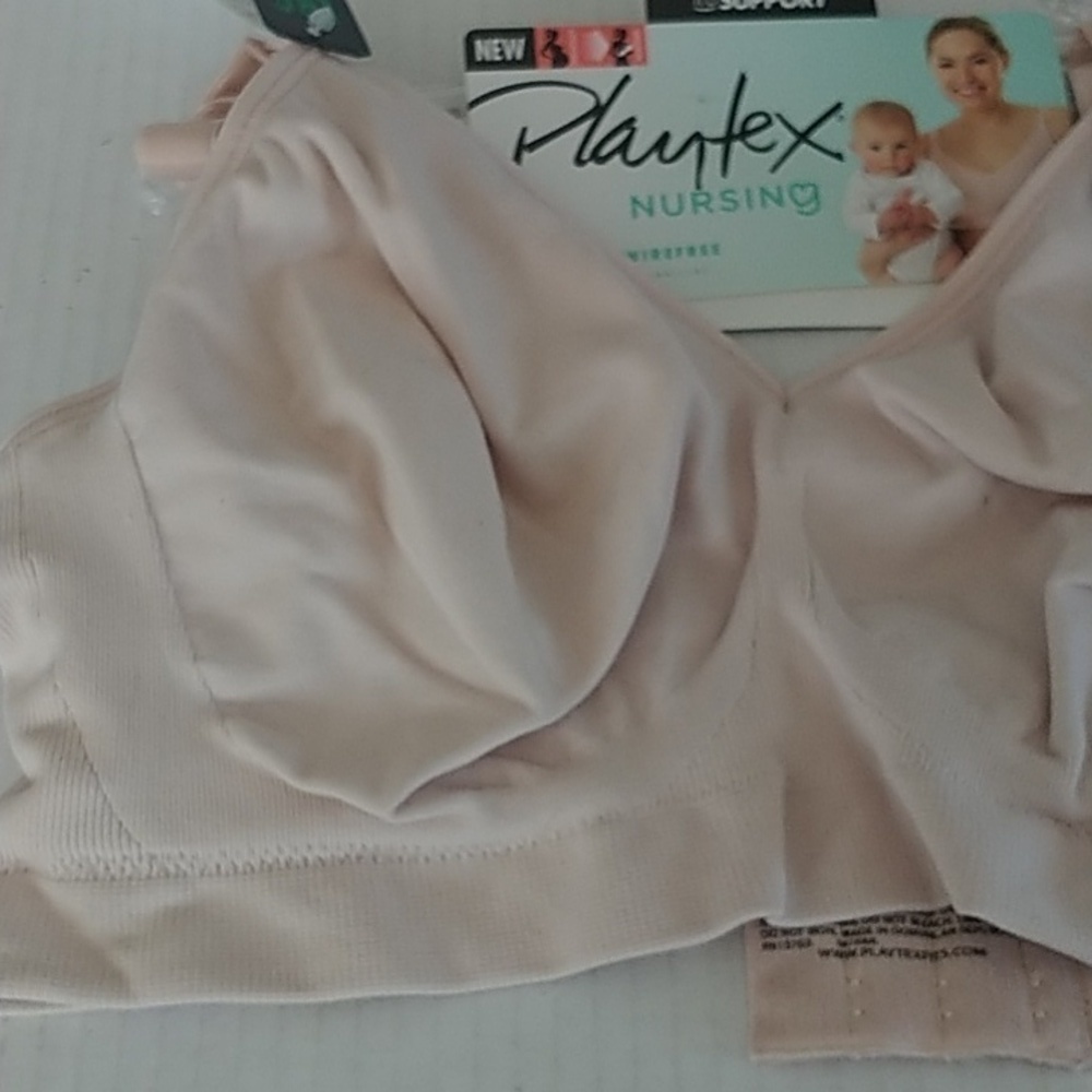 Playtex Nursing Bra Seamless Wireless Quick strap Bra L - Picture 12 of 13